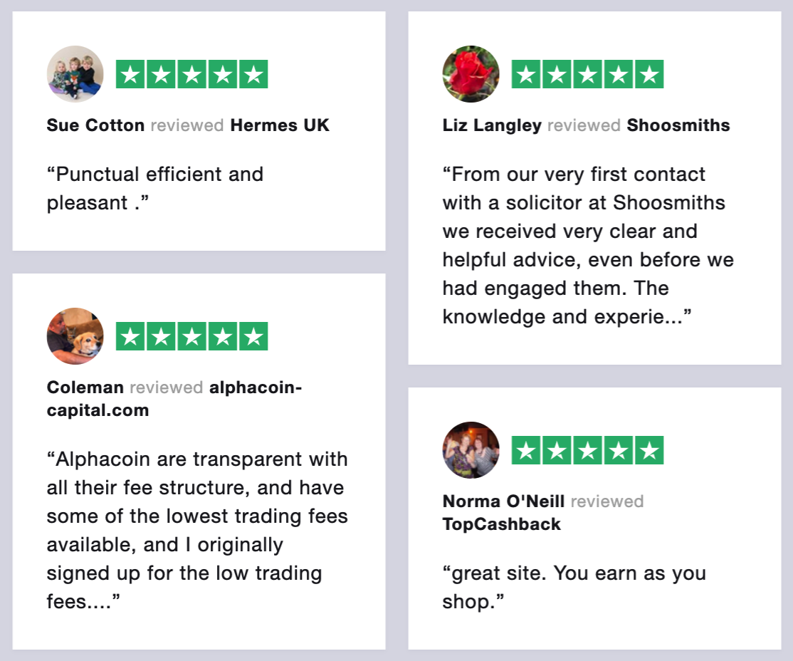 Buy reviews for TrustPilot | ReviewApp